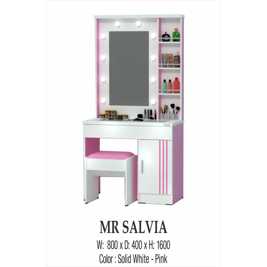 Wakanda meja rias salvia