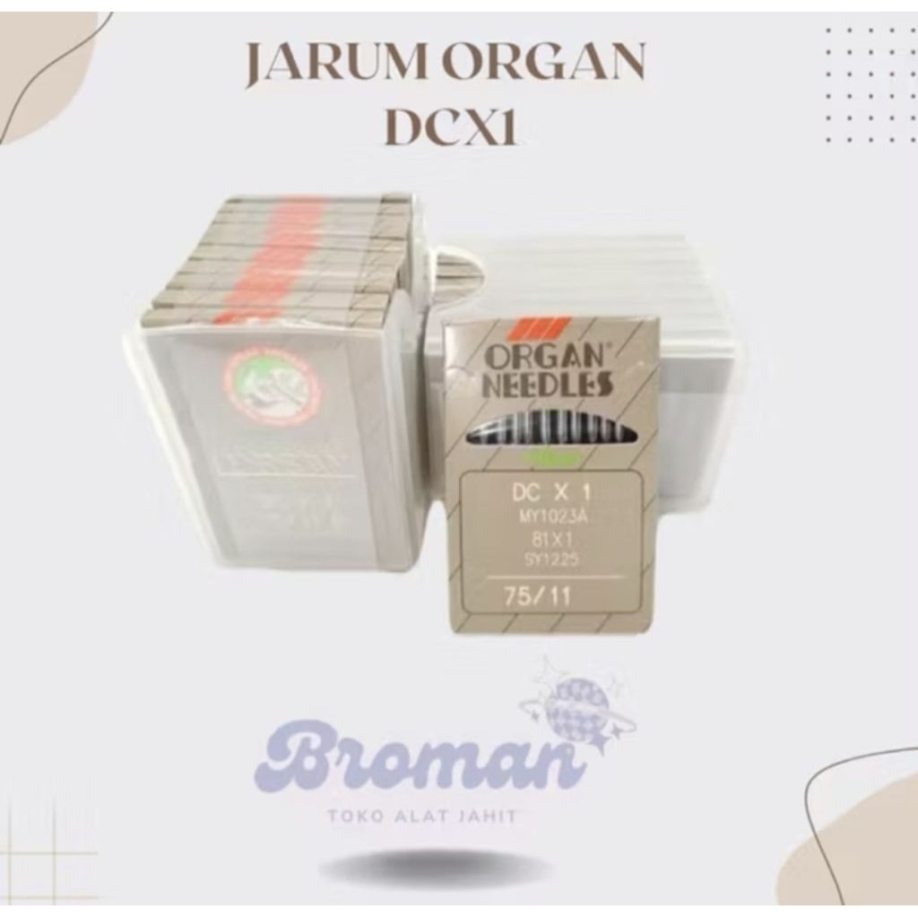 JARUM DCX1 ORGAN/JARUM ORGAN DCX1/JARUM JAHIT/JARUM MESIN JAHIT