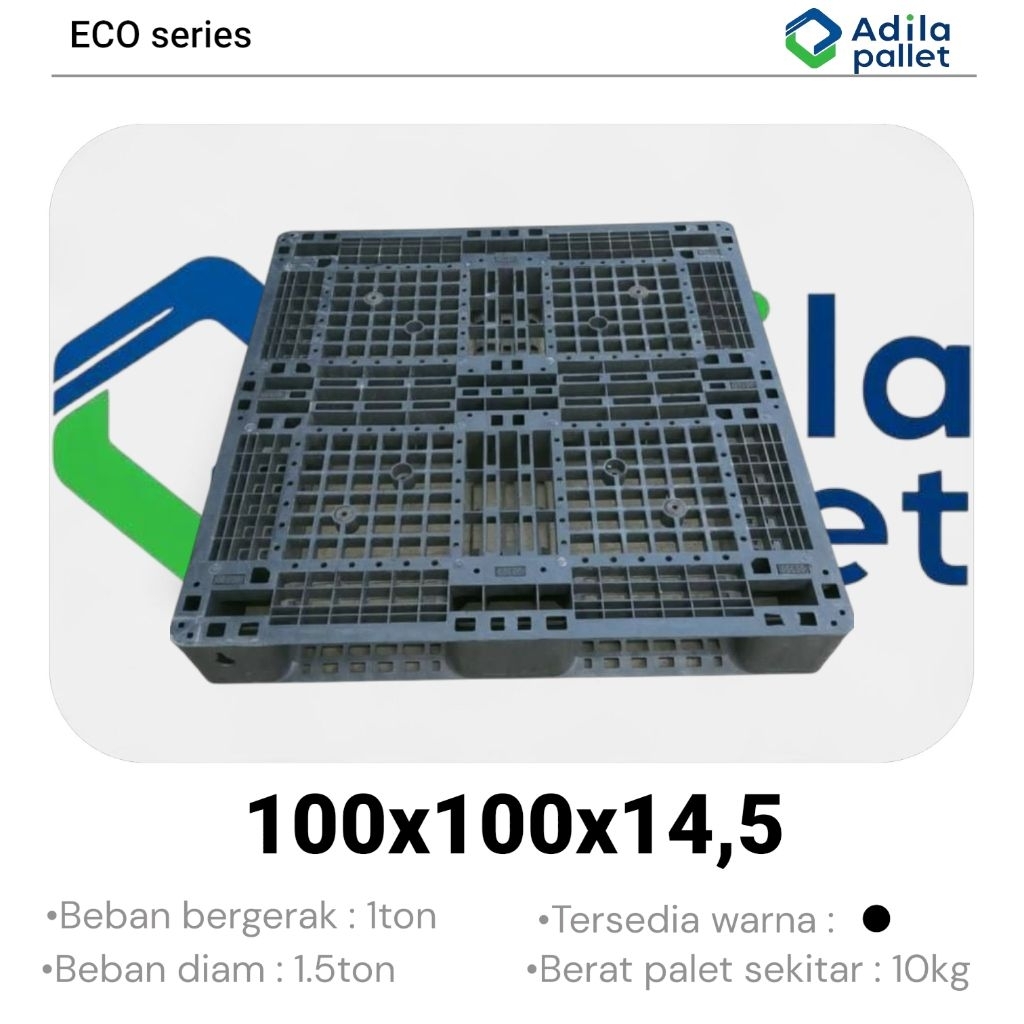 palet plastik 100x100x14 kualitas premium