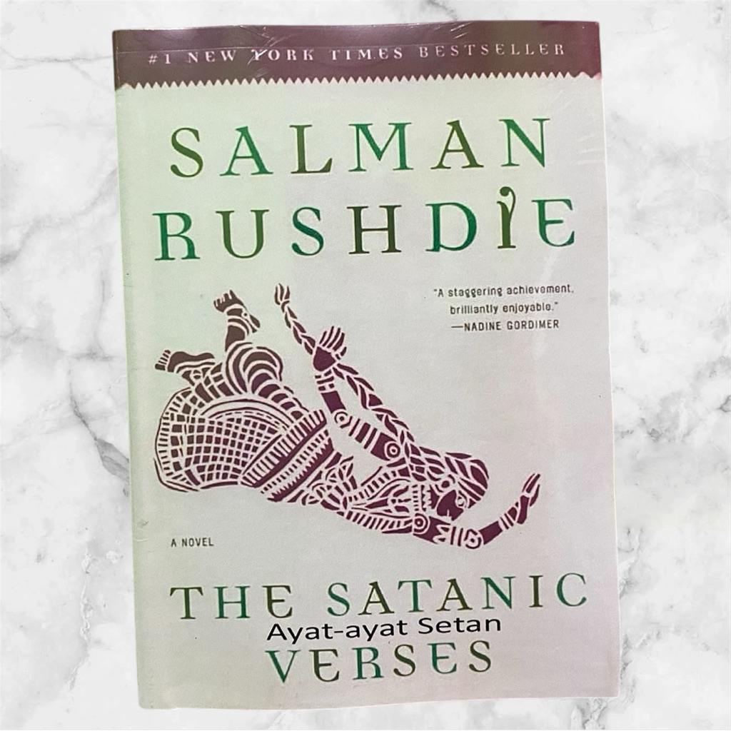 Buku The Satanic verses - Ayat ayat Setan A novel By Shalman Rushdie