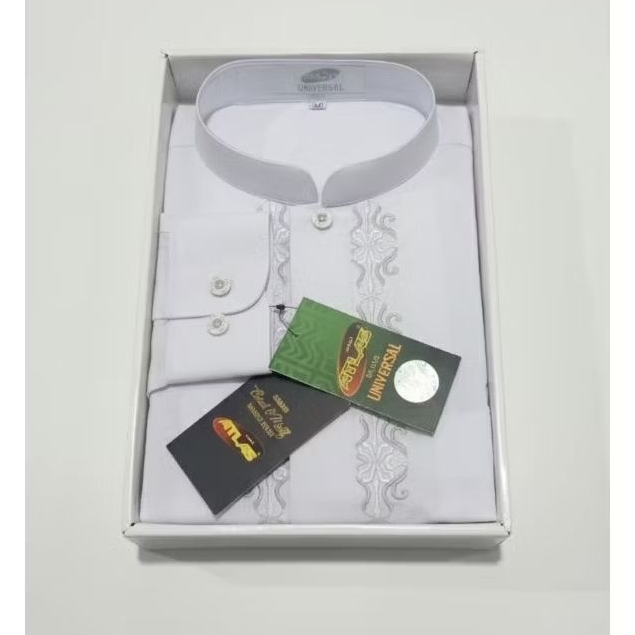 Baju Koko Atlas Lengan Panjang | Baju Koko Atlas Terbaru 2026