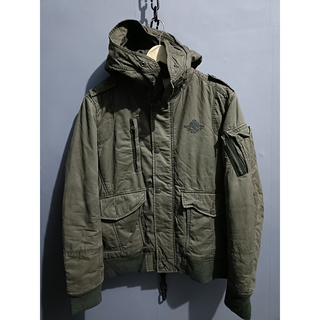 [JKDSL-001] Jaket outdoor windbreaker puffer DIESEL original preloved