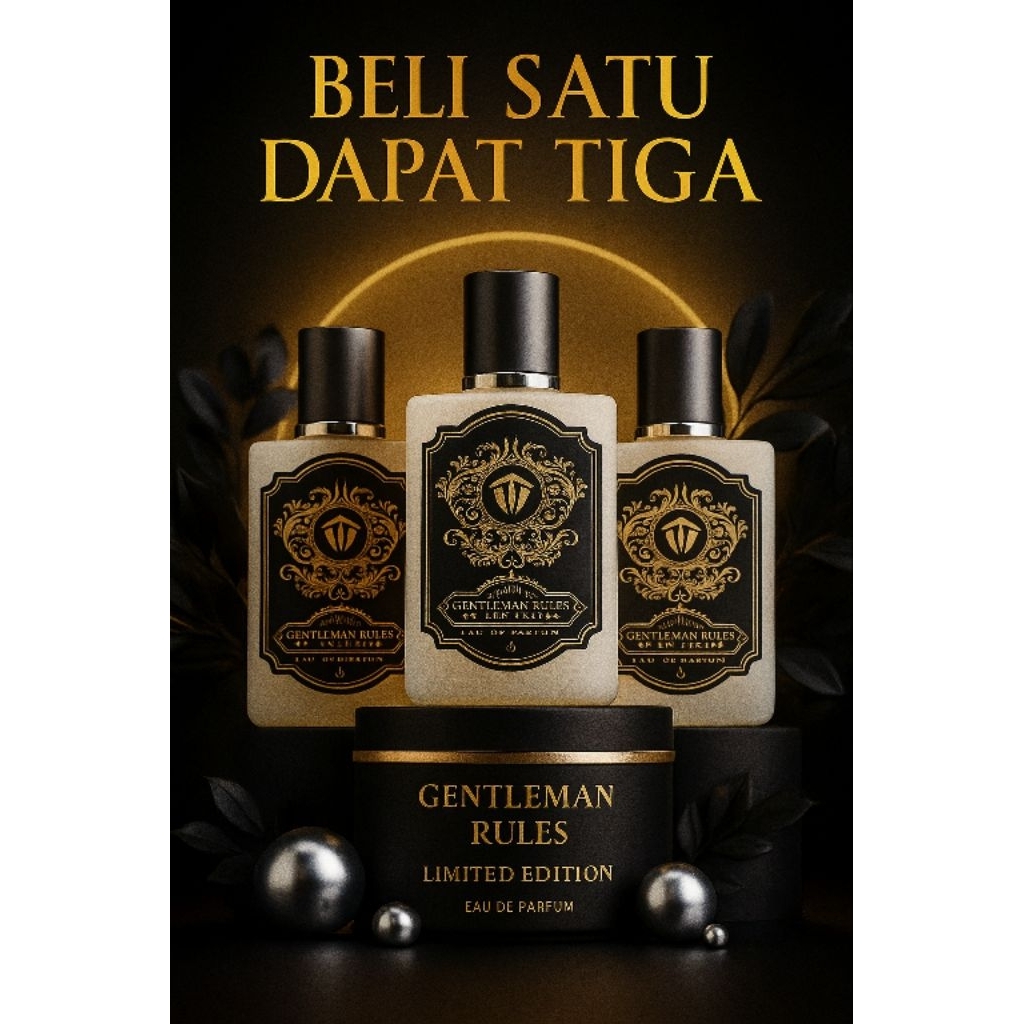 Gentleman Rules Parfum – Promo Beli 1 Bonus 2