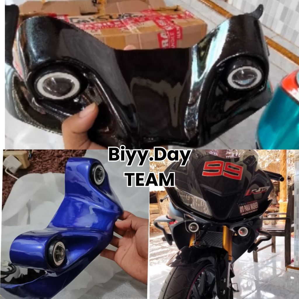 Aero Winglet Yamaha R15 V3 Model R1 Plus Lampu Projie