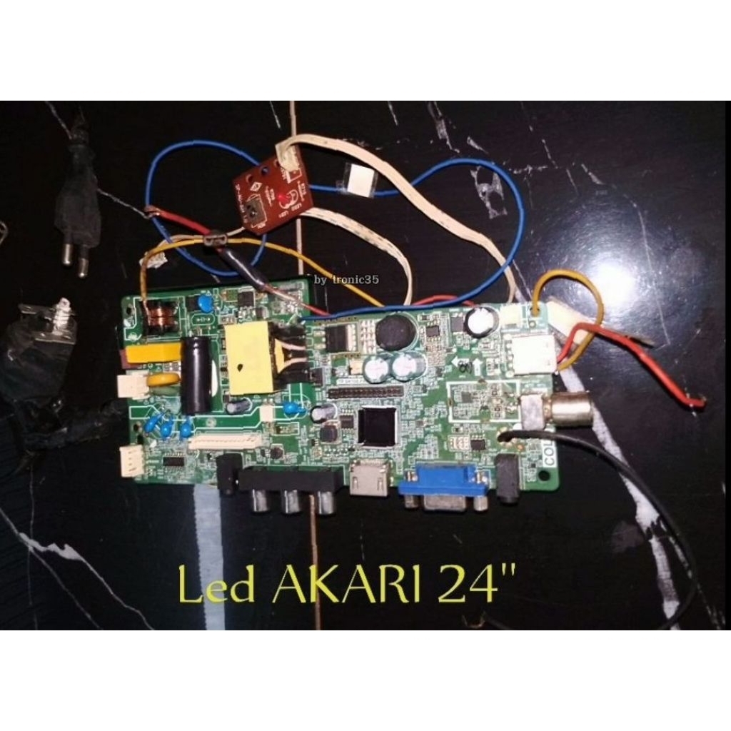 mesin tv akari 24 bekas minus siaran analog