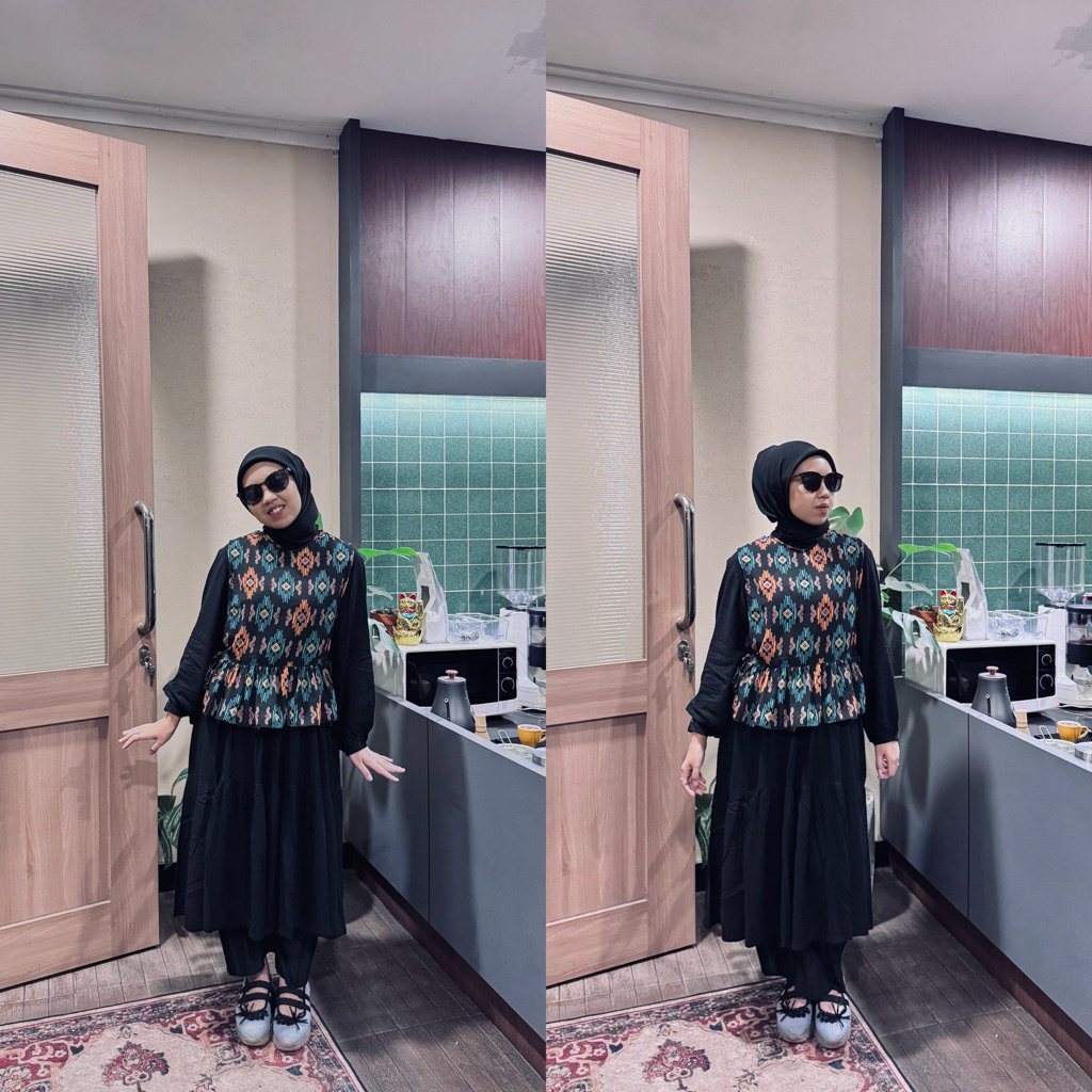 Rompi Vest Batik Modern/Vest Wanita/Vest Batik Wanita/Vest Motif