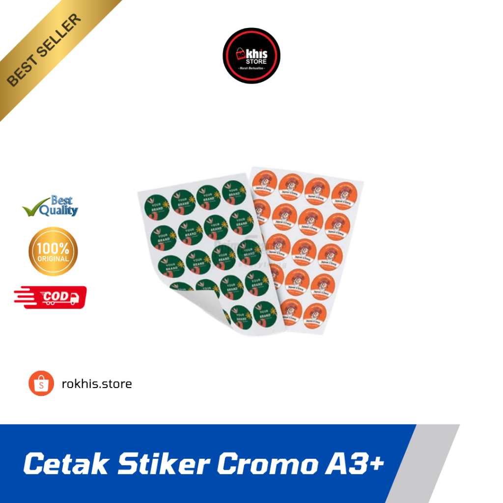 Cetak Stiker Cromo A3+