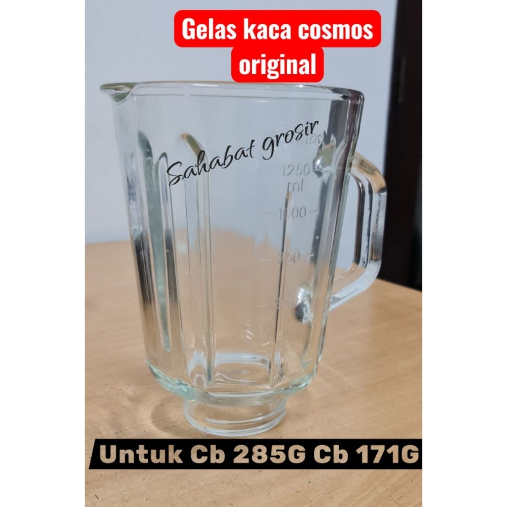 gelas blender cosmos kaca cb285G cb 721G