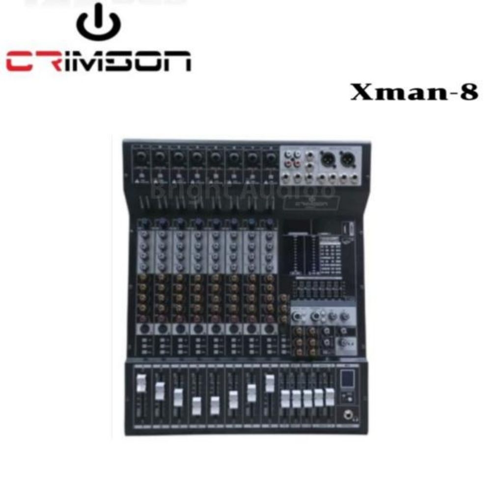 Mixer Crimson Mixer CR-MX X-Man 8 , 8 Chanel Input Mixer Crimson Original