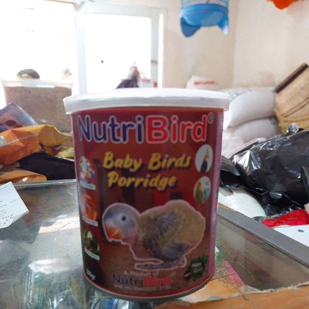 PAKAN BUBUR SUSU LOLOHAN NUTRIBIRD BABY PORRIDGE BURUNG PIYIKAN LOVEBIRD PARKIT DLL