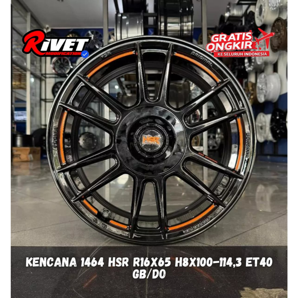 VELG HSR KENCANA RING 16 Inch Untuk Avanza Xenia Sigra Calya Dll PELEK RING 16 LEBAR 6,5 GB/DO