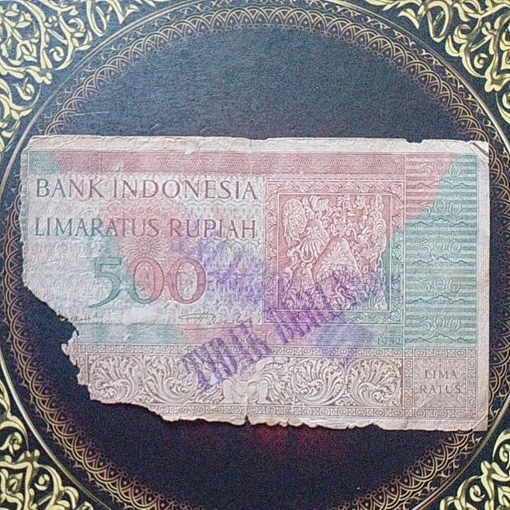 Uang seri Budaya 500 rupiah 1952 apa adanya