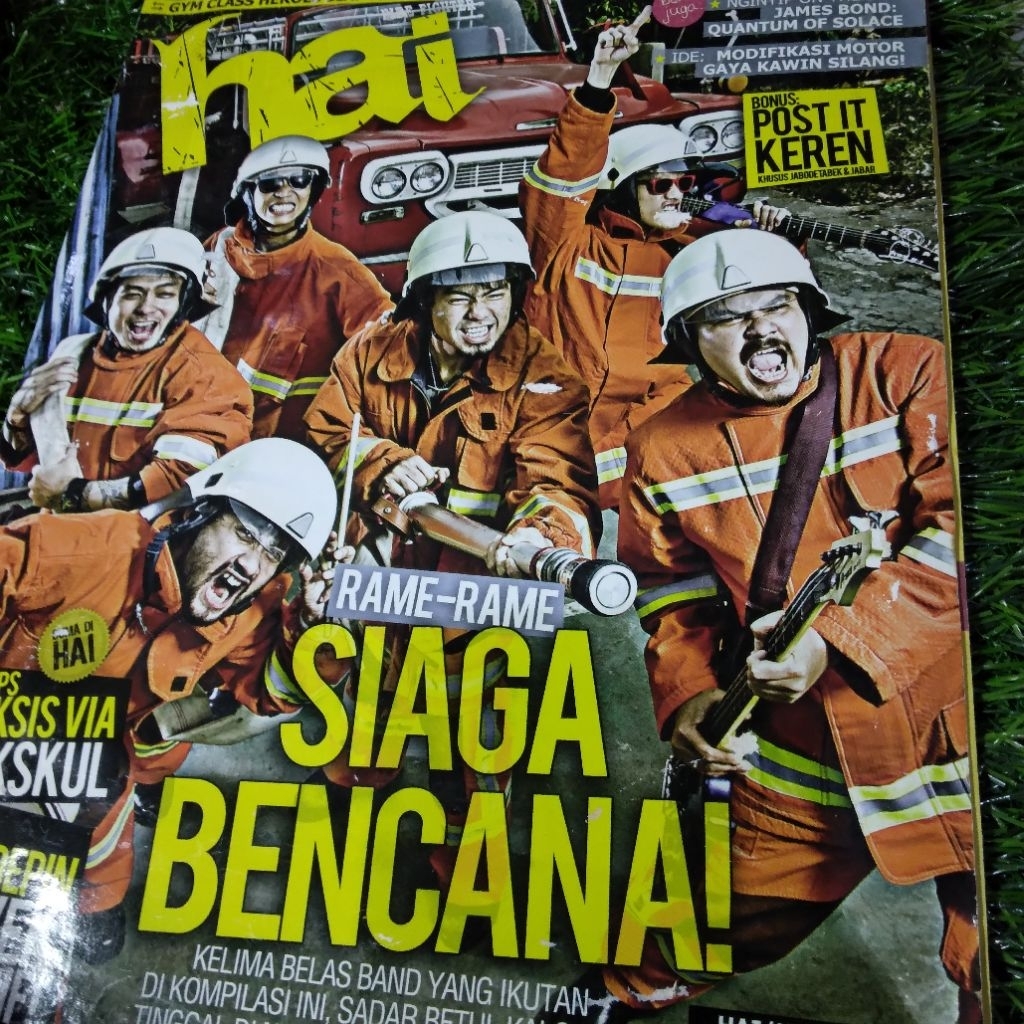 Majalah Hai cover Siaga Bencana edisi 2008