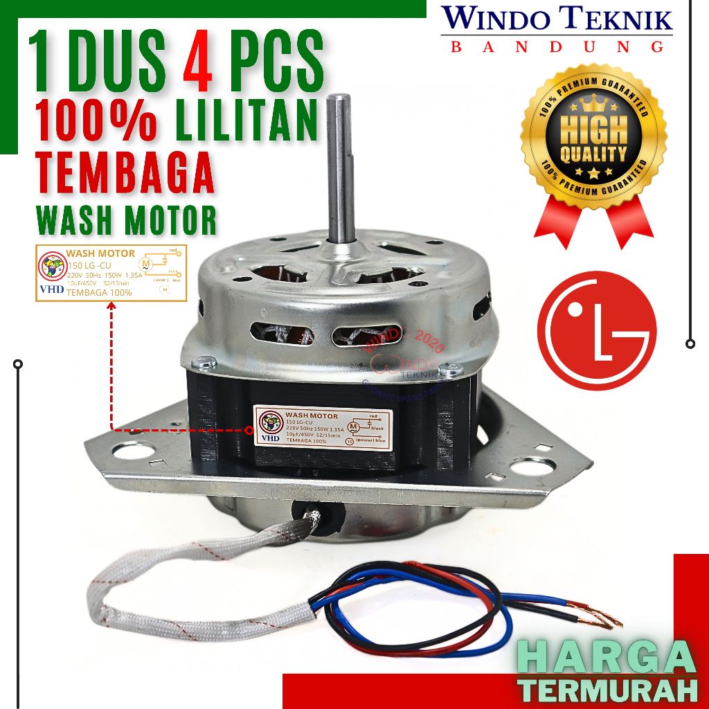 GROSIR VHD DINAMO WASH MESIN CUCI LG - DINAMO PENCUCI MESIN CUCI LG TEMBAGA VHD | DINAMO WASH MESIN 