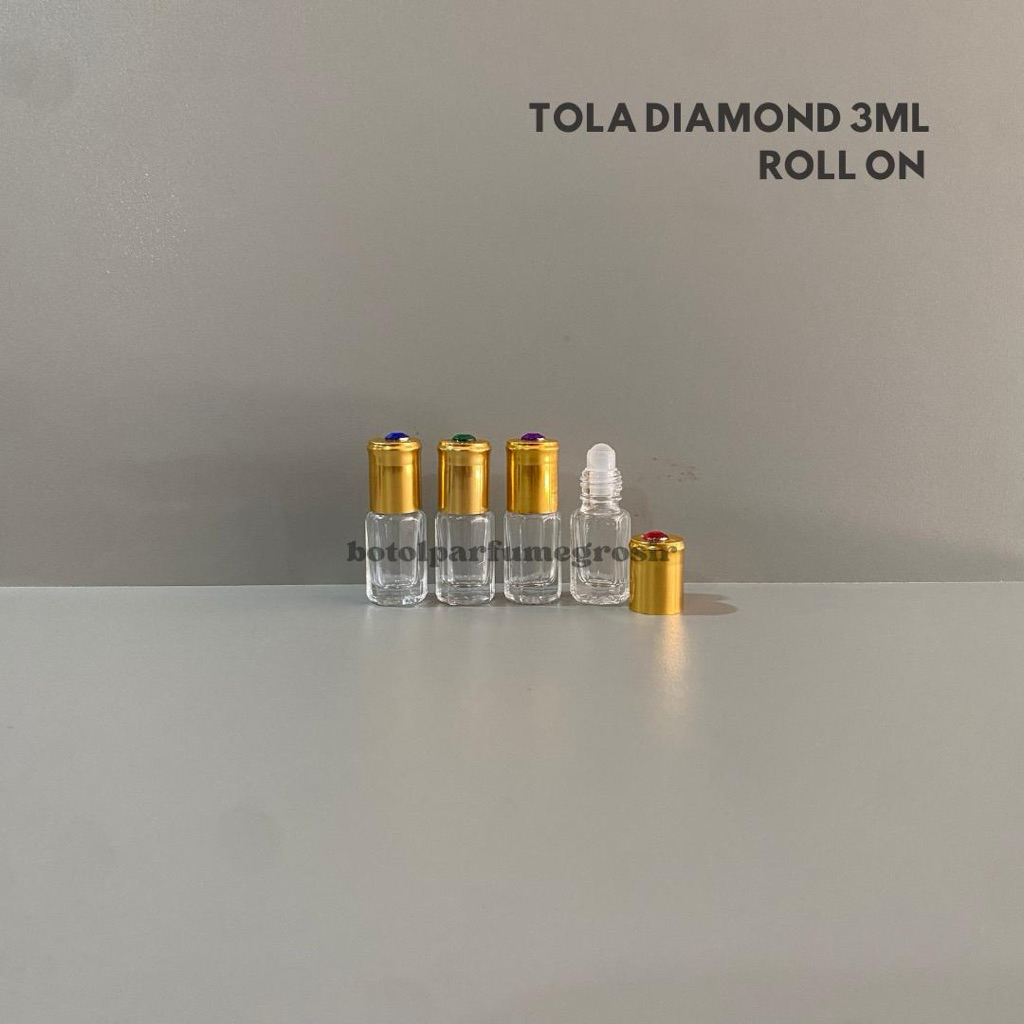 BOTOL TOLA DIAMOND ROLL ON 3ML