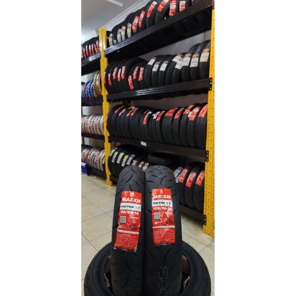 PAKET BAN MAXXIS VICTRA 90/80-14 & 100/80-14, BAN VARIO & BEAT UPSIZE