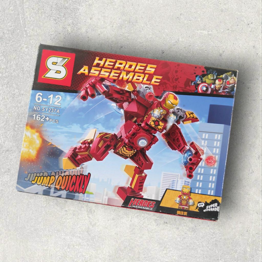Kado Kreatif Brick SY237A Iron Man - HulkBuster New Old Stock