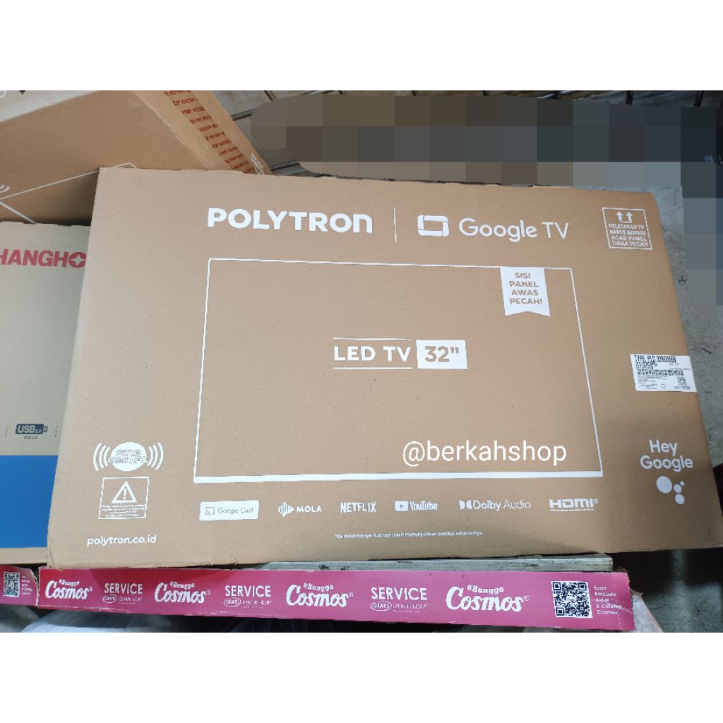 POLYTRON GOOGLE TV 32RG5059  - TV LED POLYTRON ANDROID GOOGLE TV 32 INCH - POLYTRON ANDROID 32 INCH 