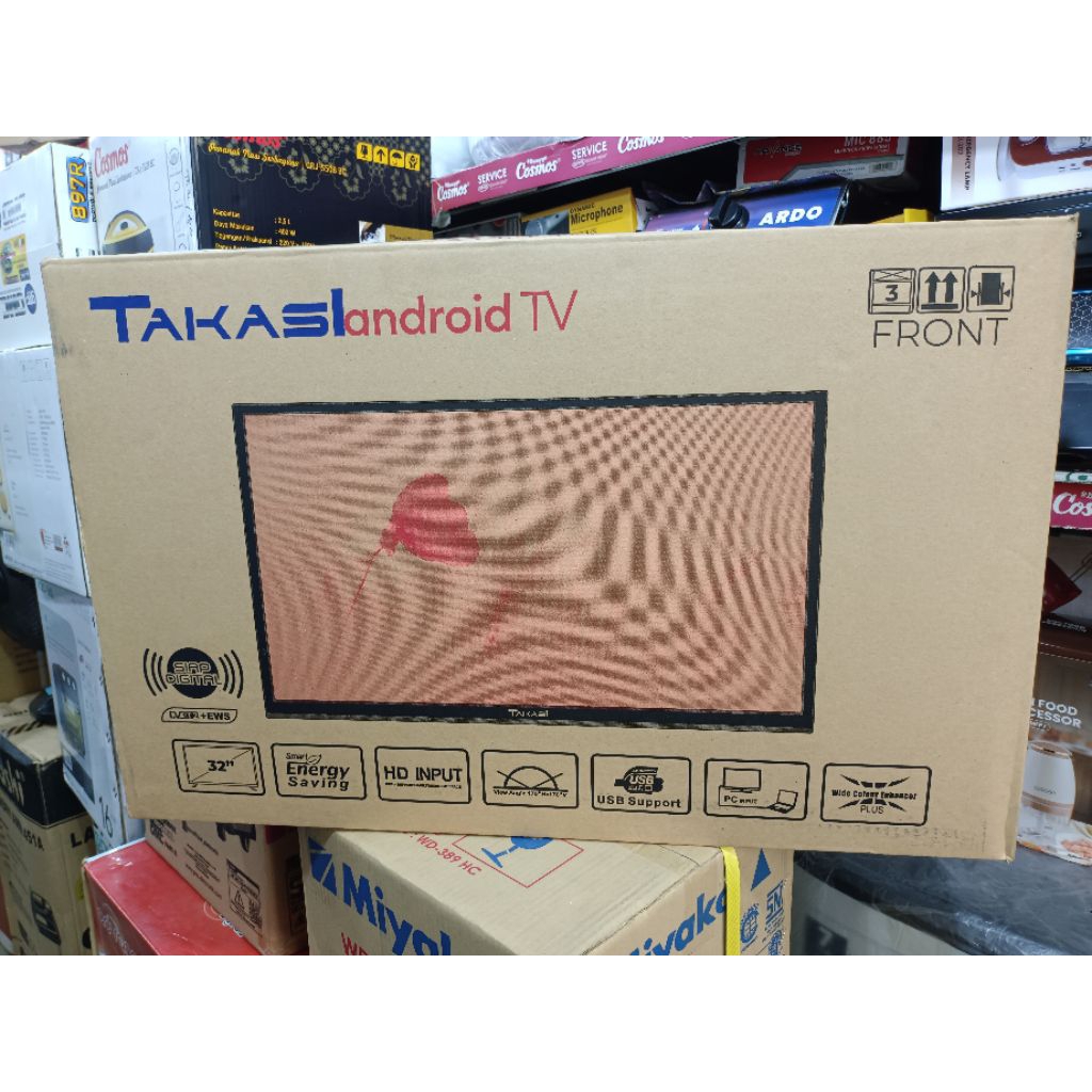 TAKASI ANDROID TV 32 INCH - TV LED TAKASI ANDROID 32 INCH - ANDROID TV TAKASI NETFLIX YOUTUBE - TV L