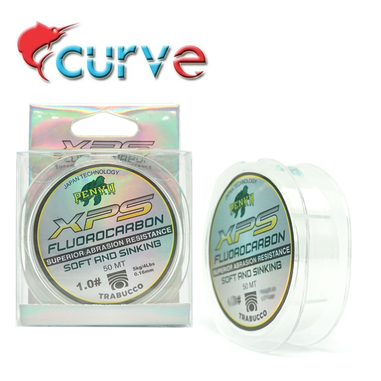 Senar XPS Penyu Fluorocarbon Soft Sinking 50m / Senar XPS Fluorocarbon