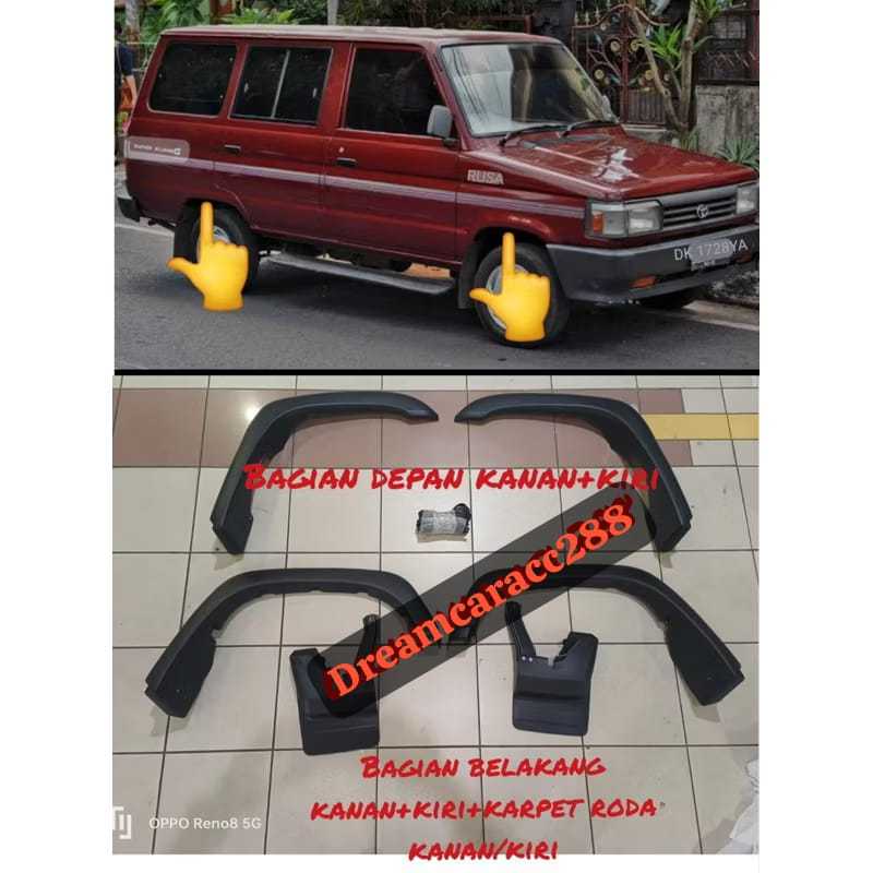 Over Fender Plastik Kijang Grand/Kijang Super/Kijang Jantan Long/Short