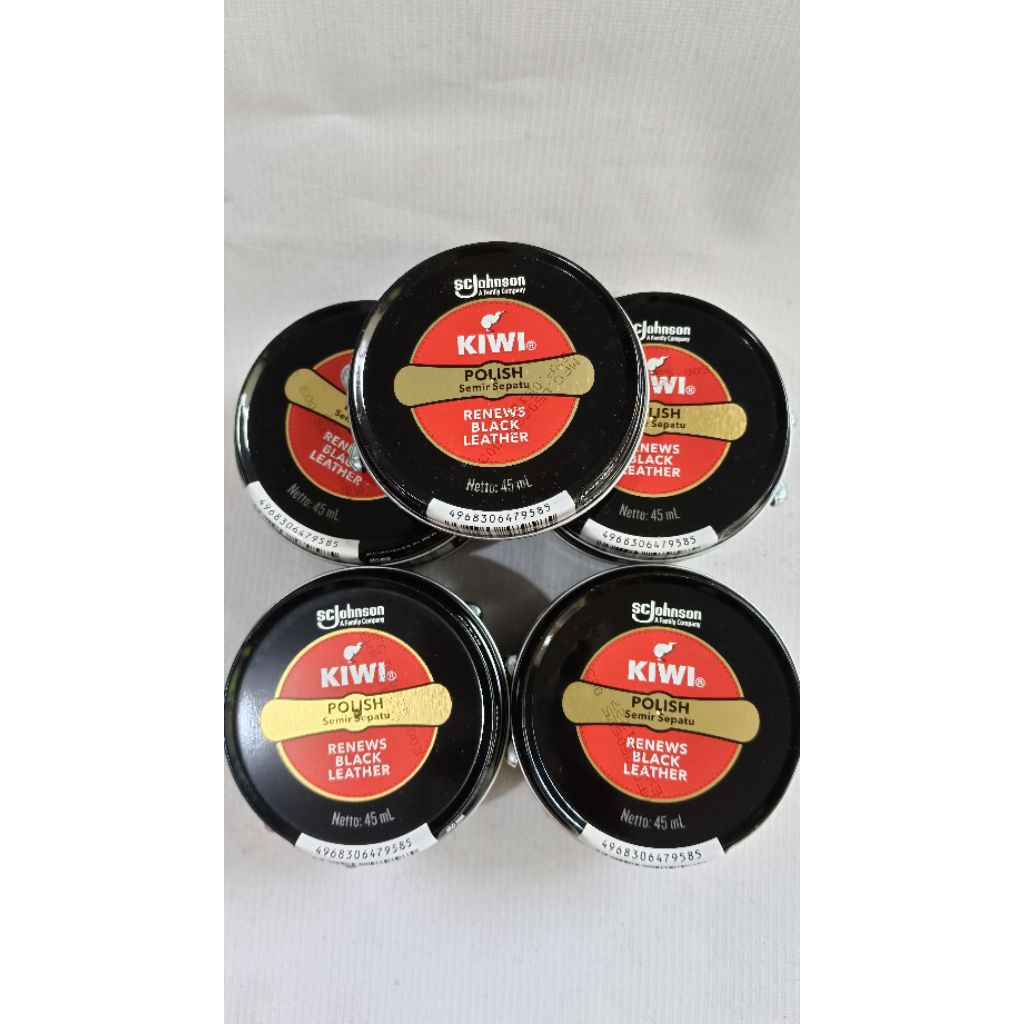 Semir Sepatu Kiwi Hitam 45 ml