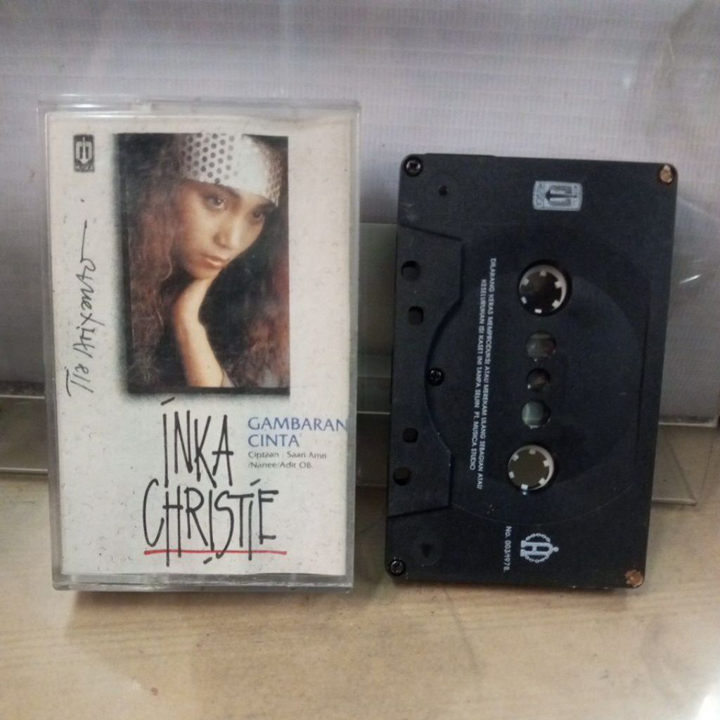 kaset pita original inka Christie , gambaran cinta