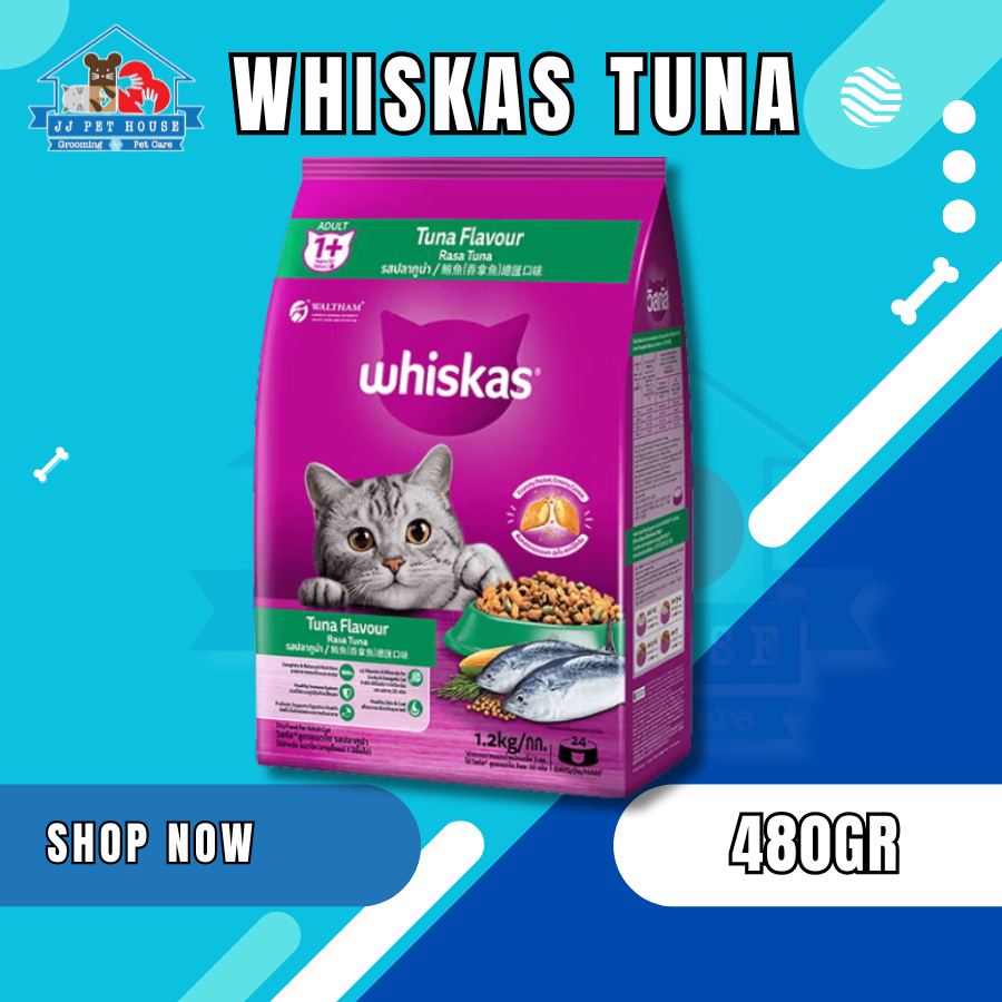 WHISKAS TUNA 480GR