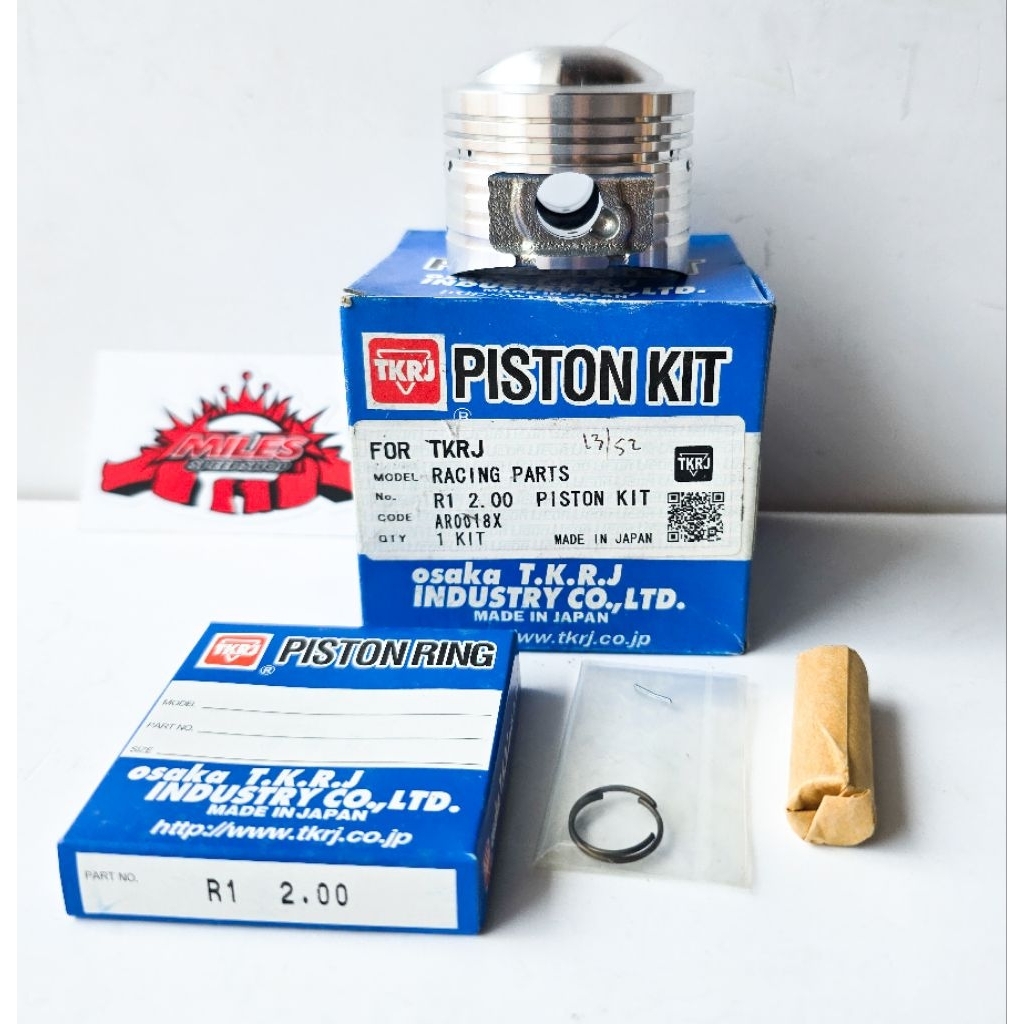Piston Kit TKRJ 52mm Pin 13