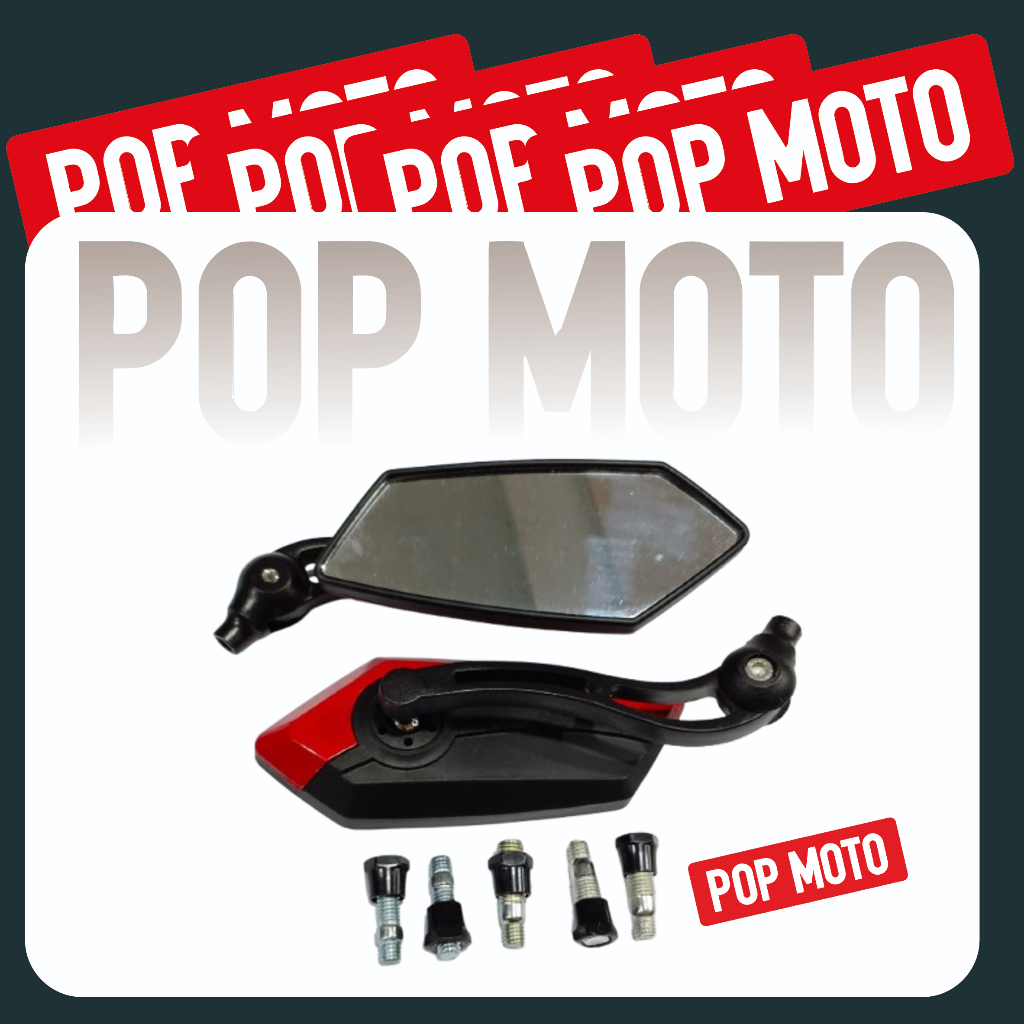 Spion Variasi Universal + Baut + Bosh All Type Kaca All Colour Spion Variasi Universal 1 Set Kanan K