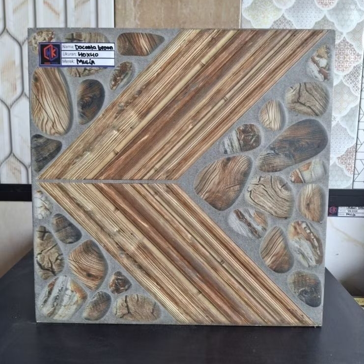 Keramik Lantai 40x40 Decosta Brown