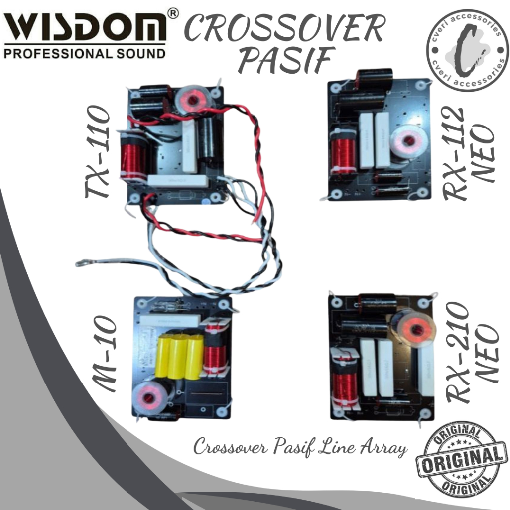 Wisdom Crossover Pasif Line Array RX112NEO  / RX210NEO / M10 / TX110  Crossover Pasif Speaker Line A