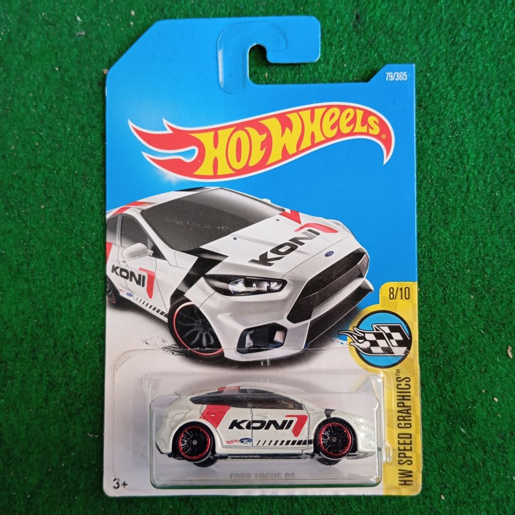 Hot wheels hotwheels Ford focus RS putih white