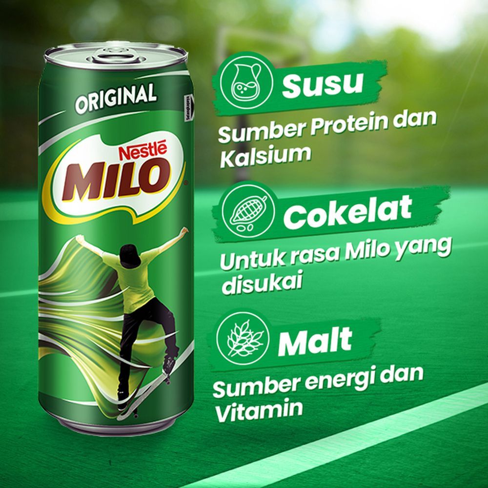 MILO ORIGINAL 220 ML SUSU KALENG