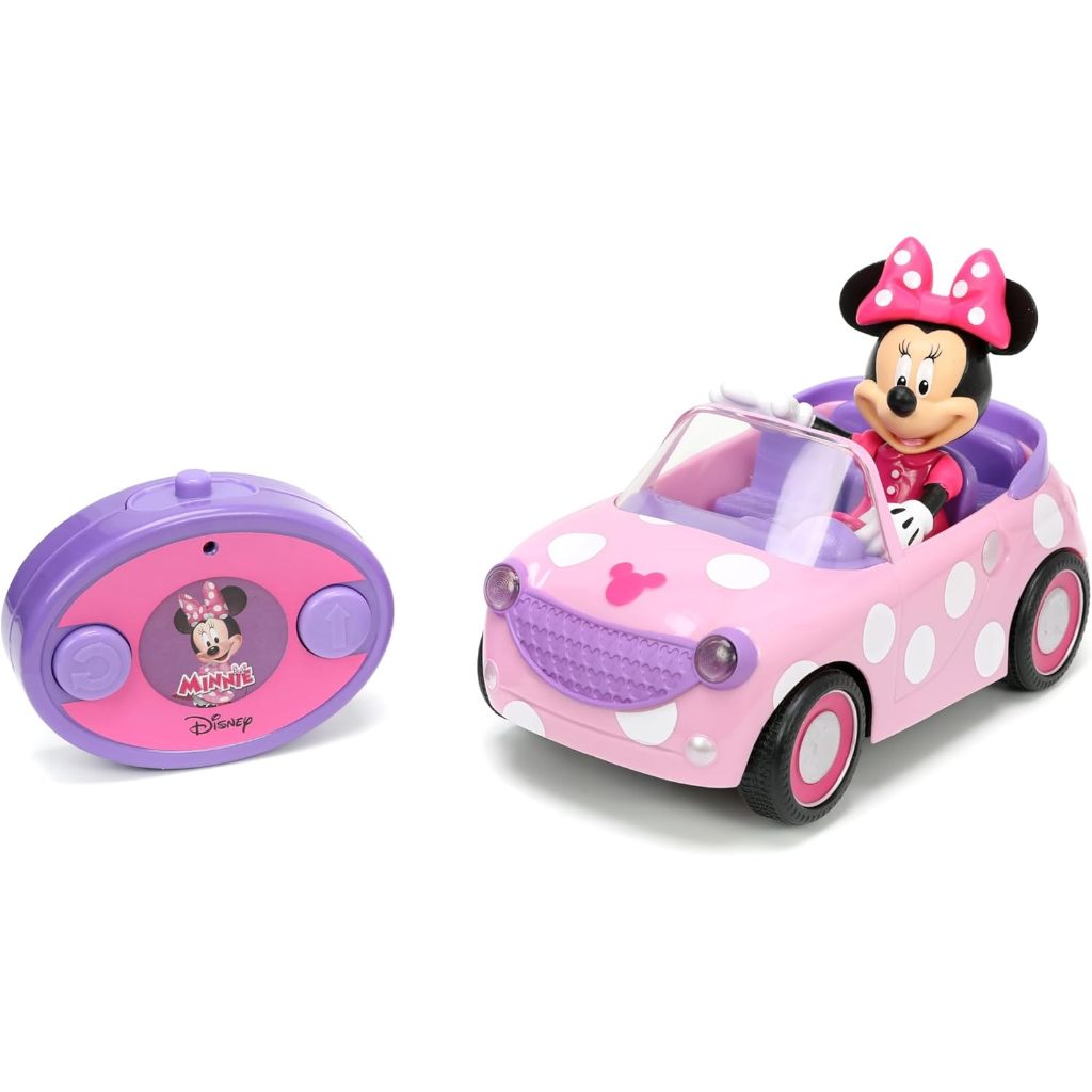 Disney Junior Minnie Mouse Roadster RC Car with Polka Dots