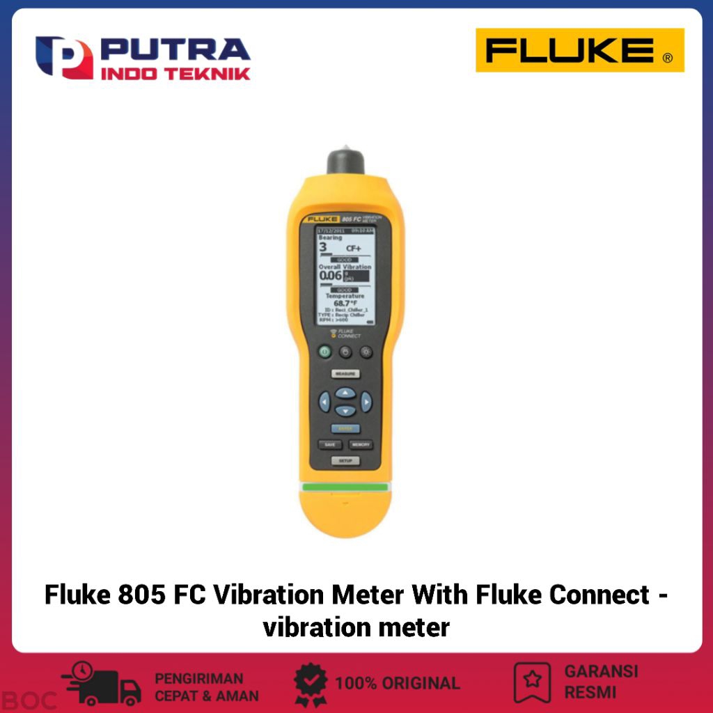 Fluke 805 FC Vibration Meter With Fluke Connect - vibration meter