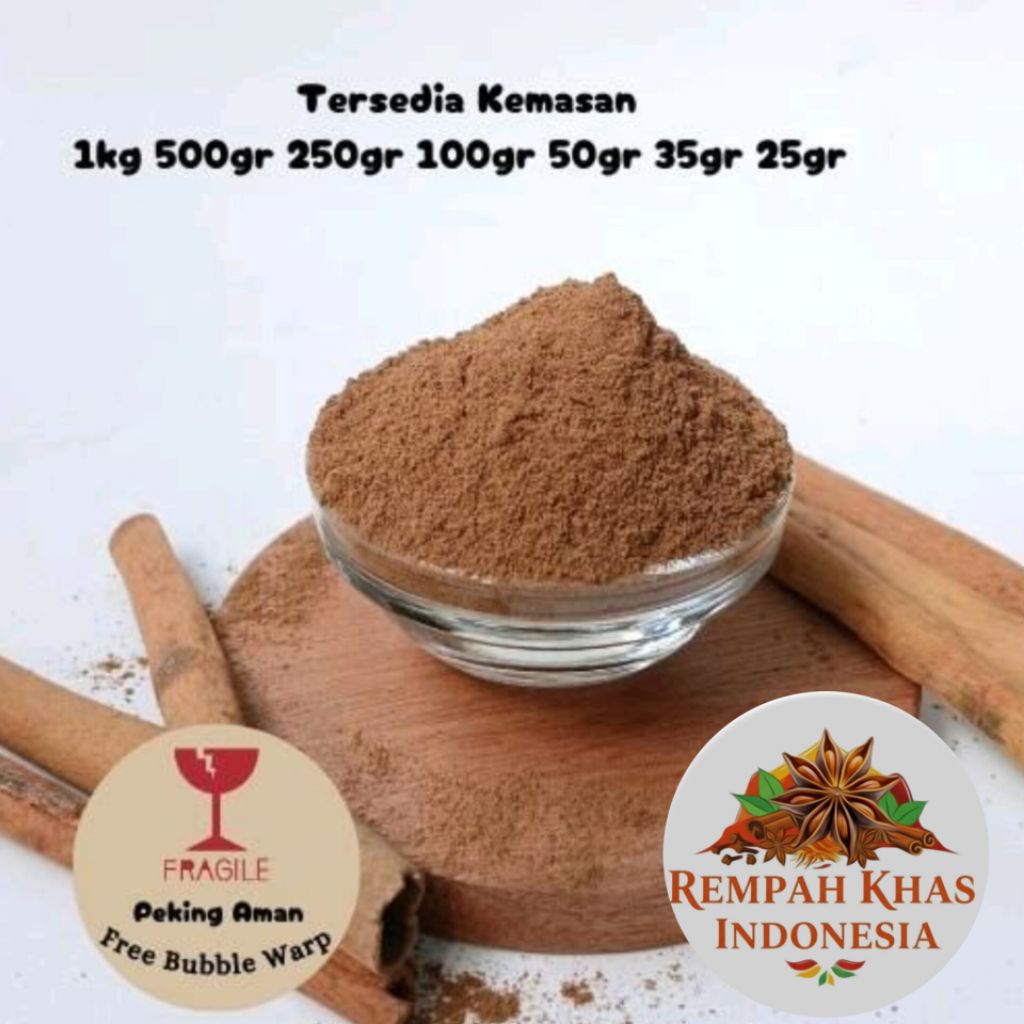 Bubuk kayu manis / cinnamon powder / kayu manis bubuk