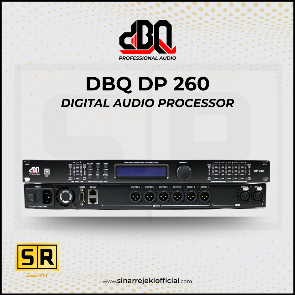 Digital Audio Manajemen Processor Speaker DBQ DP-260 / DLMS