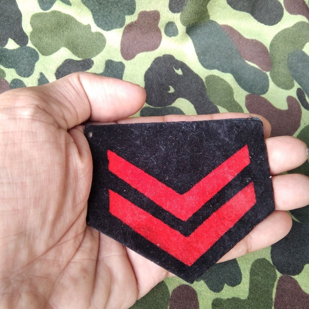 patch tentara jadul pangkat polisi jadul pangkat kopral era abri pangkat sesepuh tentara polisi lama