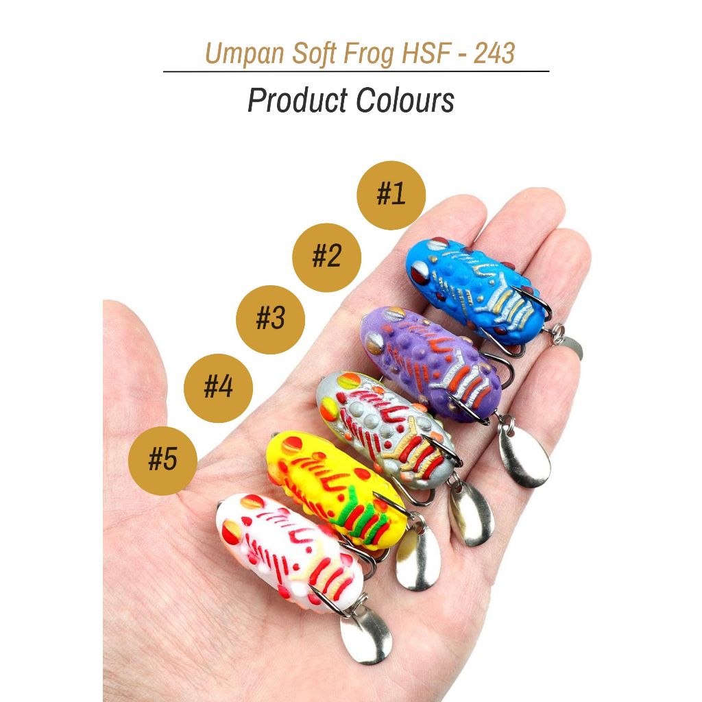 Umpan Kodok Mainan, Umpan Soft Frog, Umpan Ikan Gabus/Toman 4cm/4,8gr