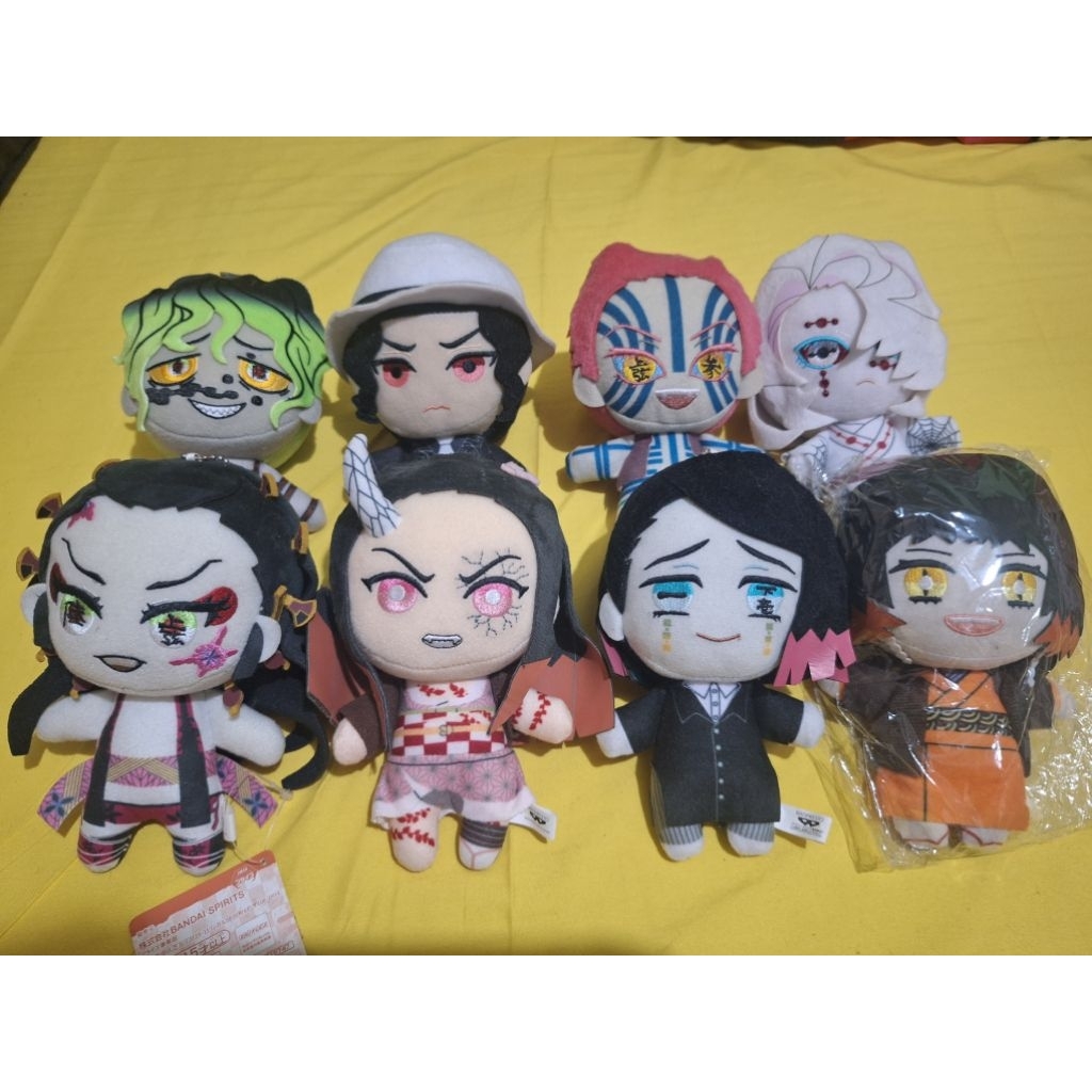 Gantungan Kunci Boneka Muzan Susamaru Rui Enmu Grutaro Daki Akaza Nezuko Demon Slayer Kimetsu No Yai