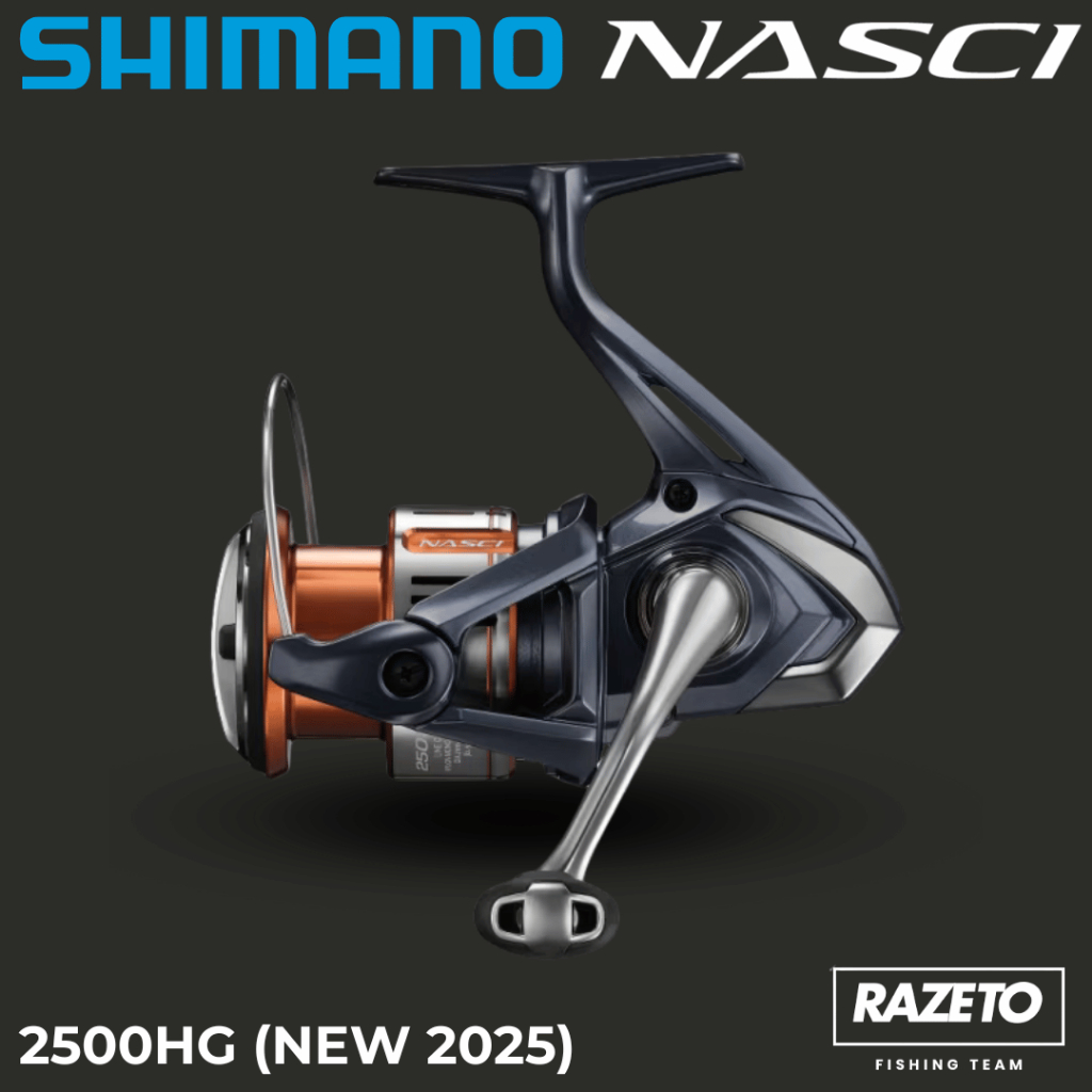 REEL SPINNING SHIMANO NASCI FD 2500HG