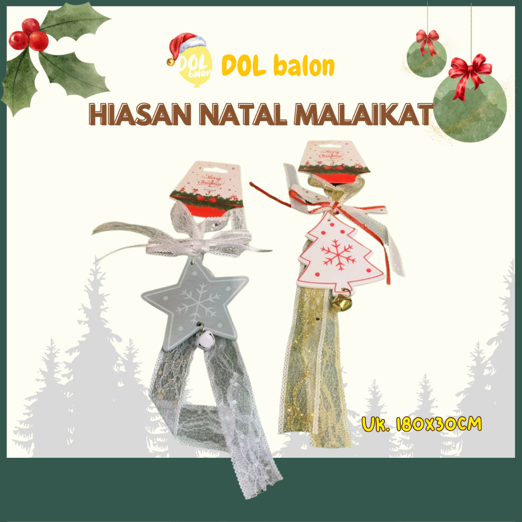HIASAN NATAL MALAIKAT | DEKORASI NATAL CHRISTMAS