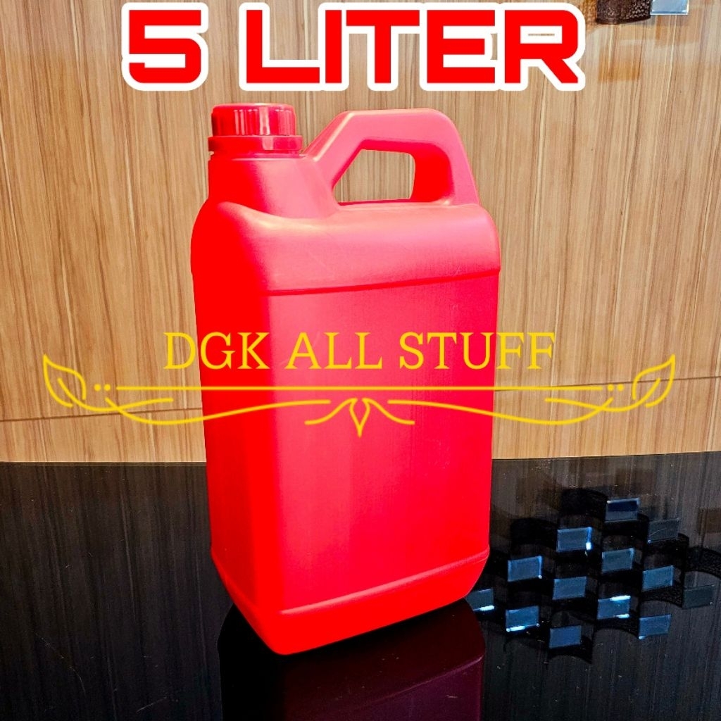 Jerigen Jirigen Jrigen Jeregen Drigen Dirigen Derigen Air Bensin Solar Minyak Oli Merah Kondisi BARU