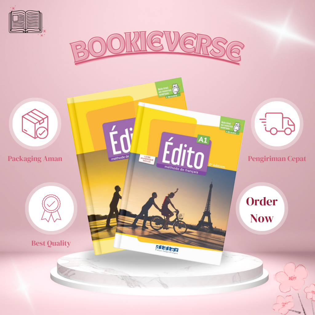 Buku Materi dan Latihan Bahasa Prancis | Edito A1 Livre & Cahier