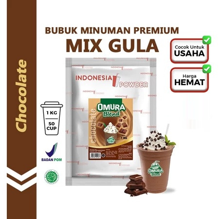 Indonesia Powder Rasa Chocolate 1KG Merk Omura Blend
