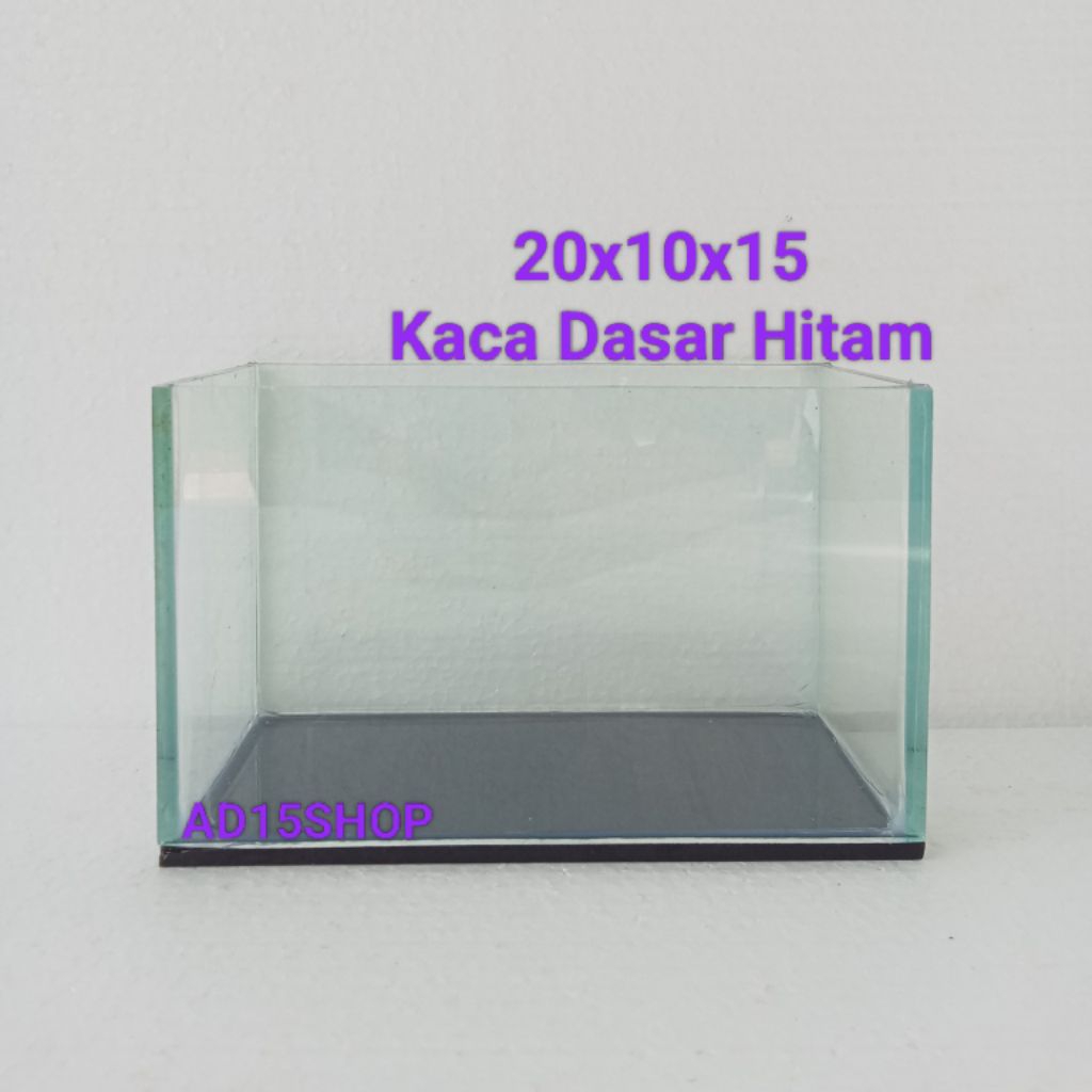 soliter cupang aquarium mini 20x10x15 akuarium cupang soliter guppi aquarium kaca