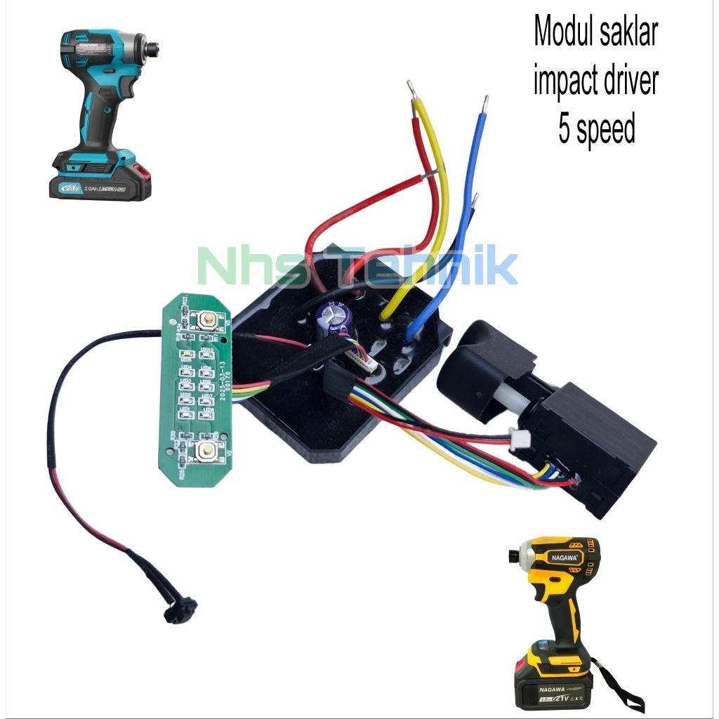 MODUL IMPACT DRIVER MODUL ESC SAKLAR IMPACT DRIVER DAGMARA TD 173 5SPEED