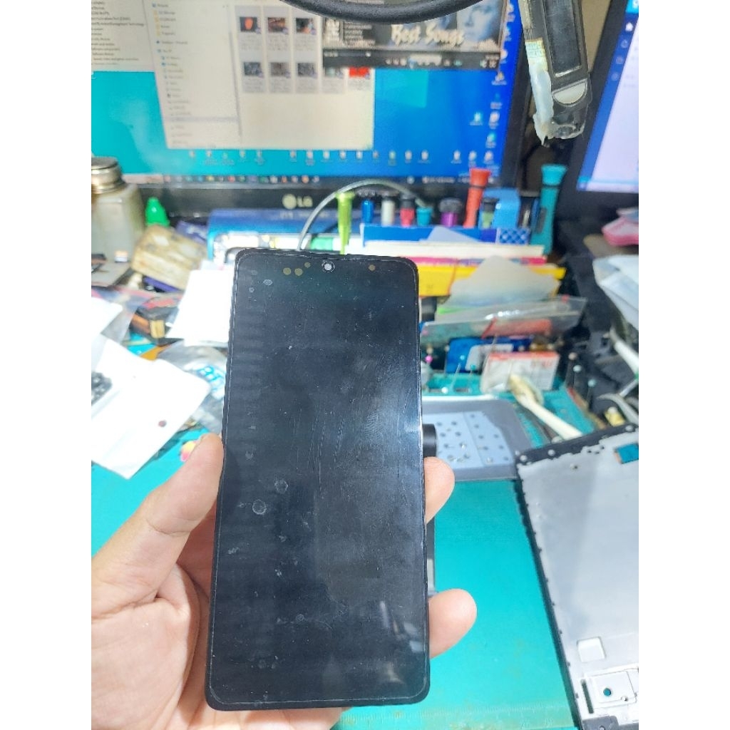 Lcd Plus Frame Amoled Samsung A51 Copotan Cabutan Minus Tipis