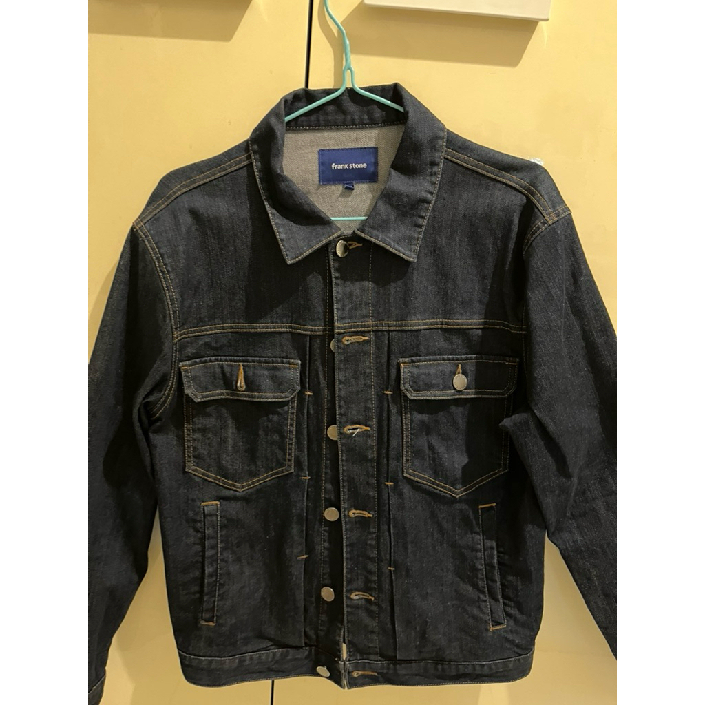 Trucker indigo denim frank stone type II
